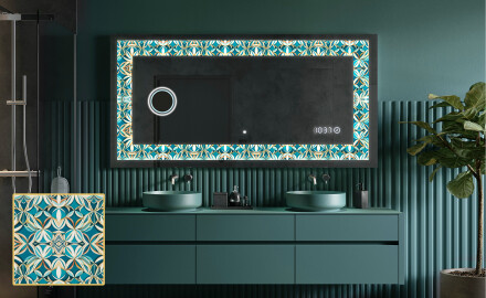 Backlit Decorative Mirror - Floral Elevations