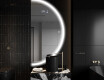 Semi-Circular Mirror with LED illumination A222 #9