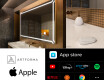 Bathroom LED Lighted Mirror SMART L129 Apple #2
