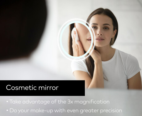 Bathroom LED Lighted Mirror SMART L57 Samsung #10